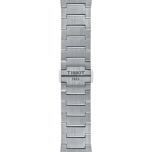 Tissot Style Men’s Luxury Watch – Silver Chain with Sky Blue Dial