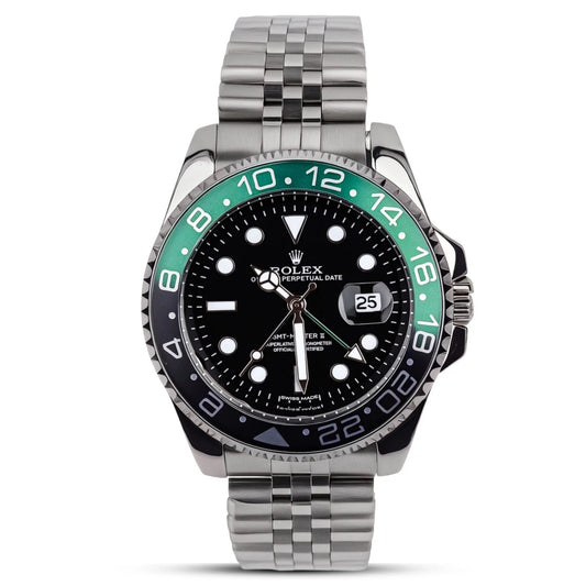 Rolex GMT-Master II “Sprite Style” Men’s Luxury Stainless Steel Watch