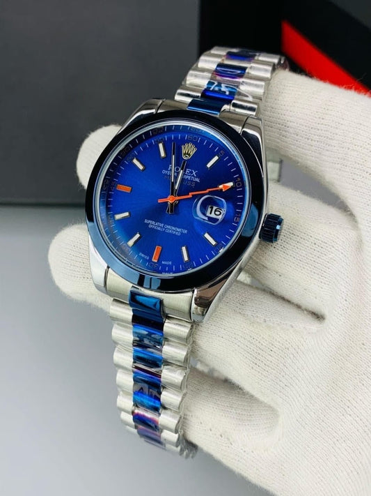 Luxury Stainless Steel Automatic Wristwatch – Elegant Men’s Analog Watch with Date Display