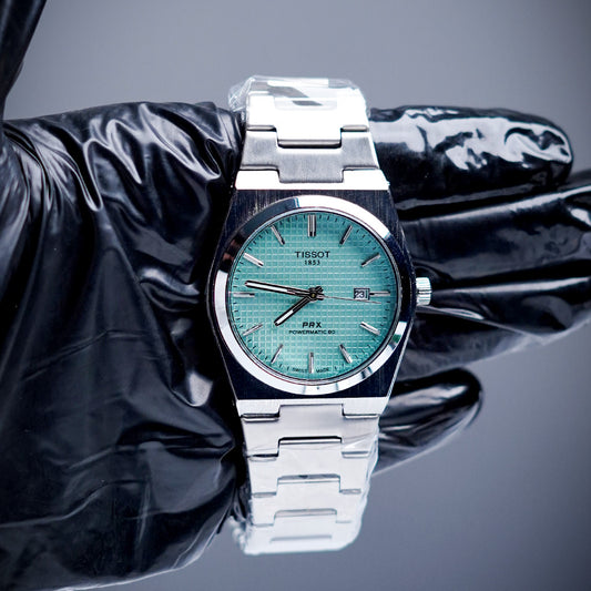 Tissot PRX 1853 Powermatic 80 – Swiss Luxury Watch | Green, Blue, Black & Tiffany Dials