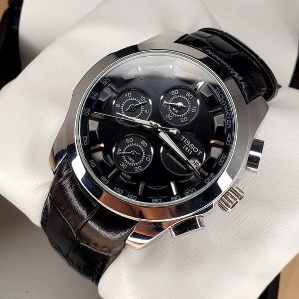 2. Tissot 1853 Classic Chronograph Watch for Men – Leather Band