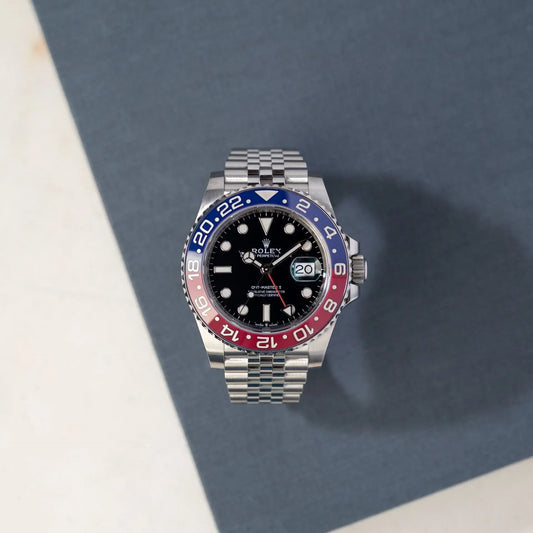Rolex GMT-Master II “Pepsi Style” Men’s Luxury Stainless Steel Watch